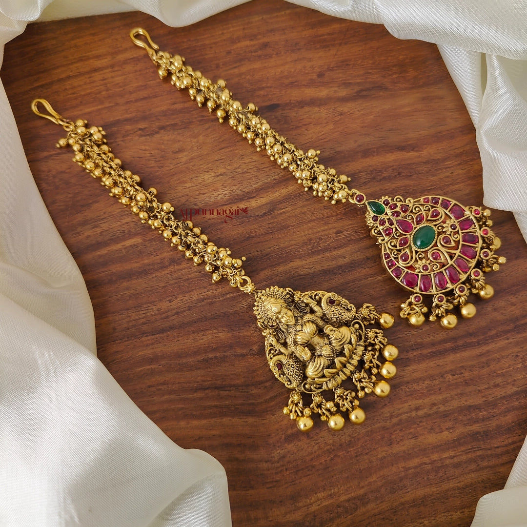 2 in 1 Lakshmi With Kemp Chutti - Gold