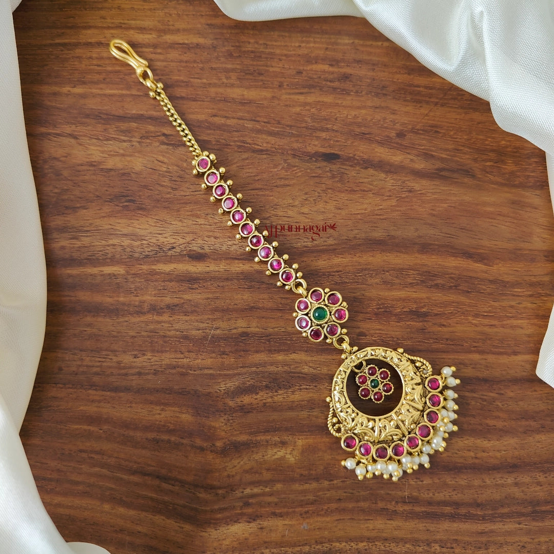 Gold Look Alike Bridal Chutti - Multi