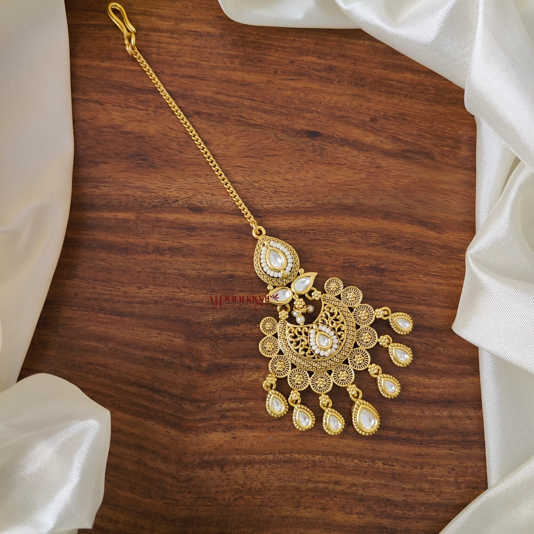 Stylish Bridal Chutti - White