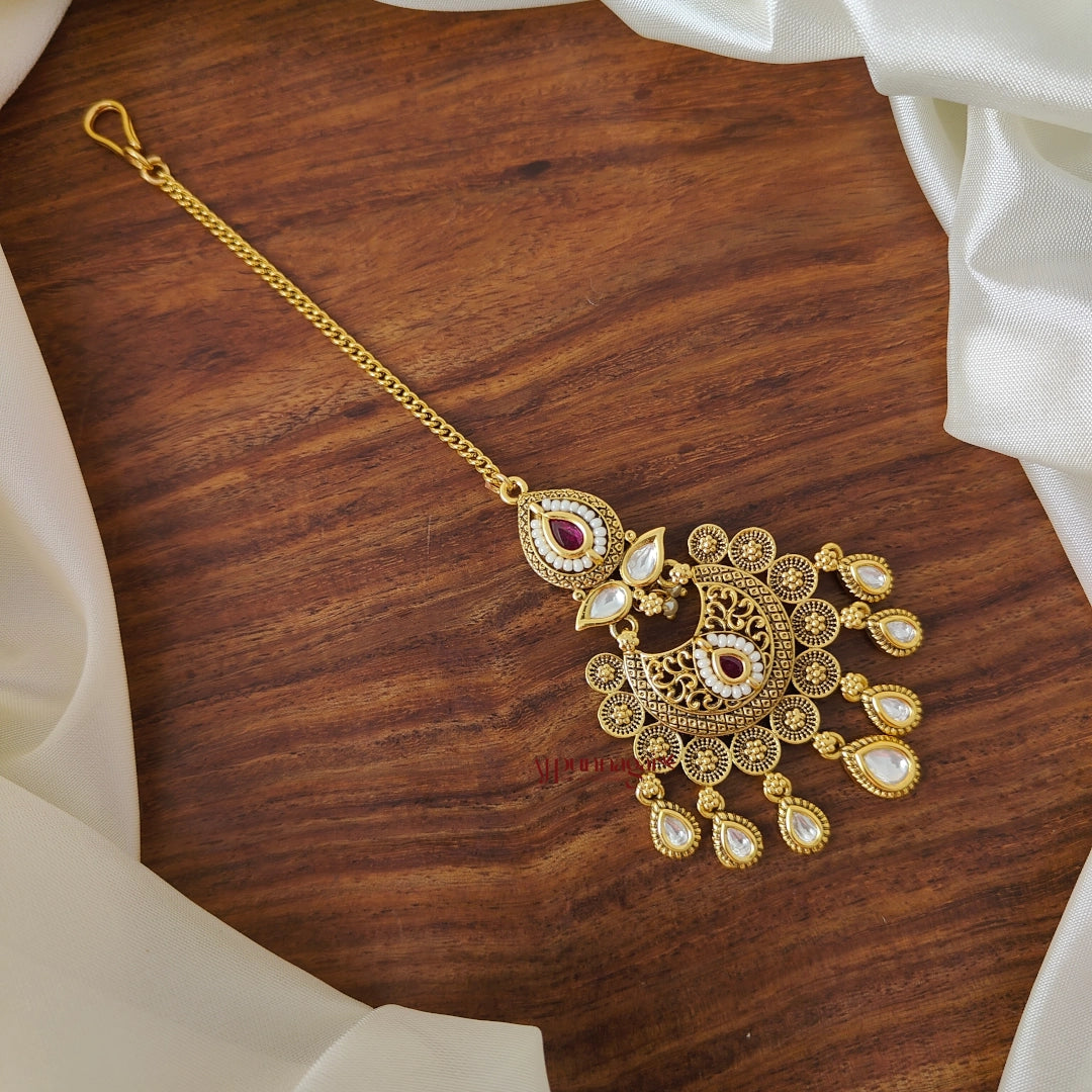 Stylish Bridal Chutti - Ruby