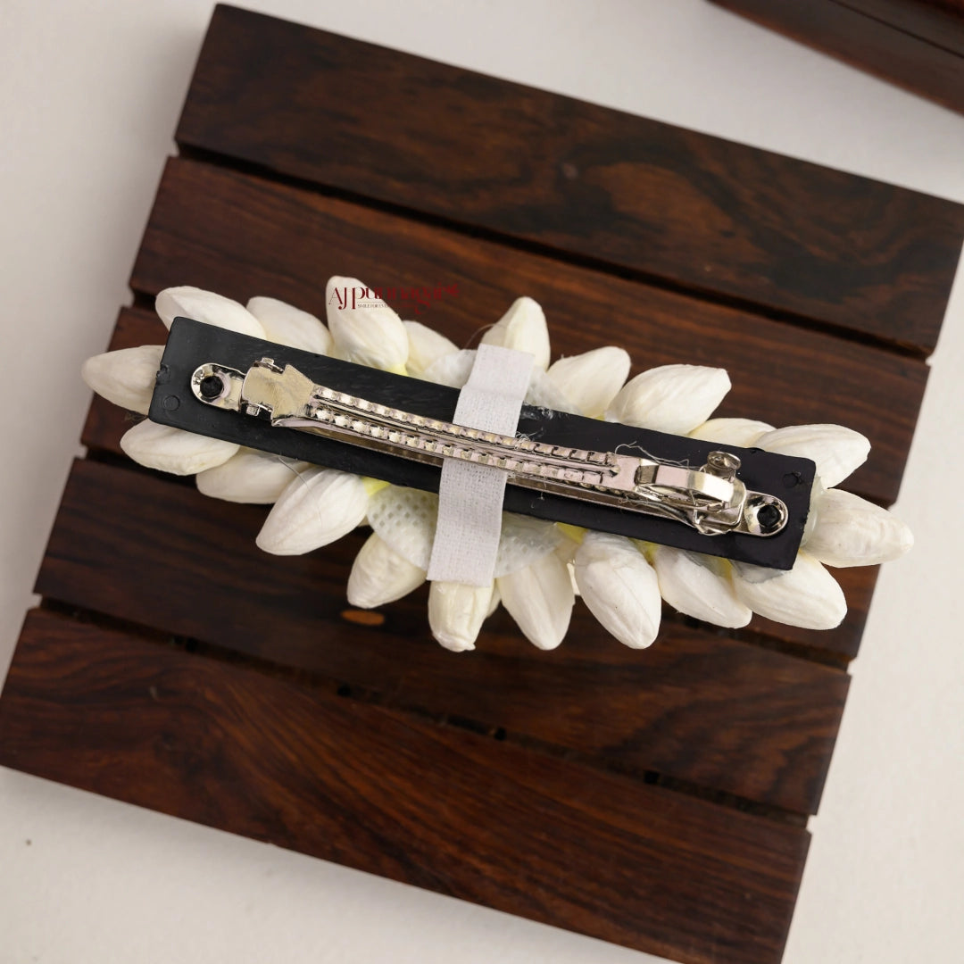 Artifical Jasmine Bud - Big Hair Clip