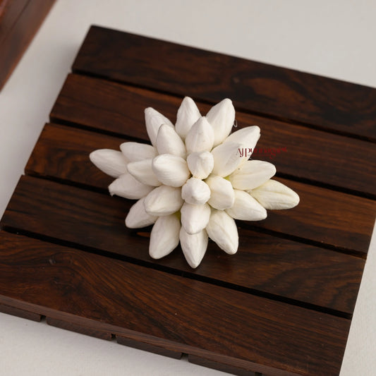 Artifical Jasmine Bud - Small Hair Clip