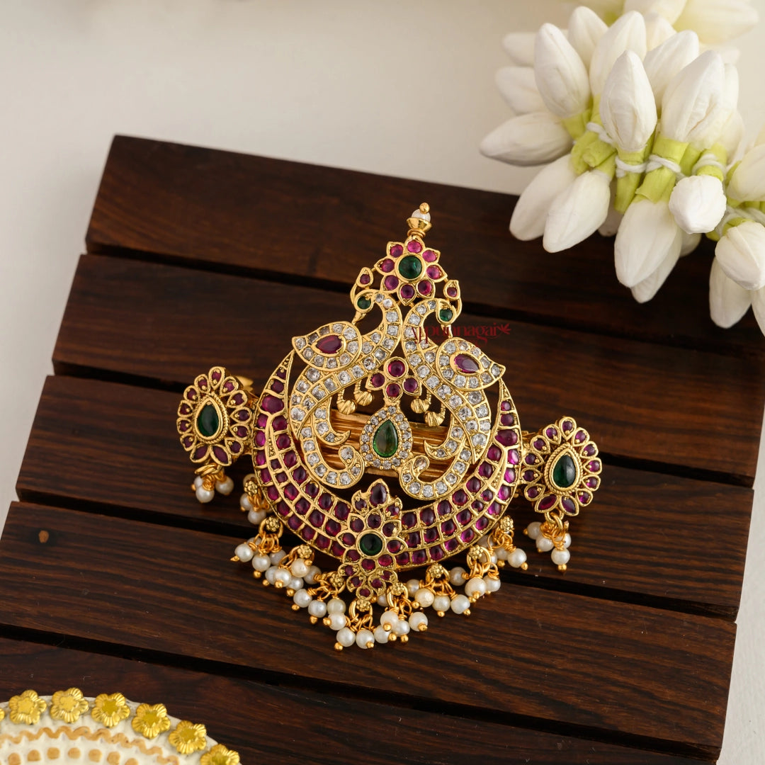 Royal Look Peacock Hair Clip