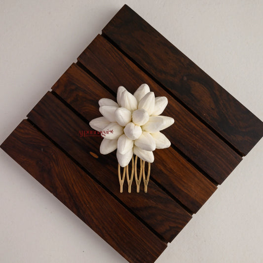 Realistic Jasmine Hair Comb