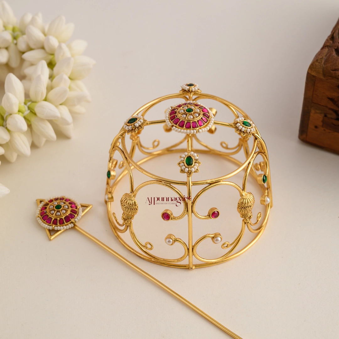 Gorgeous Floral Kemp Hair Cage