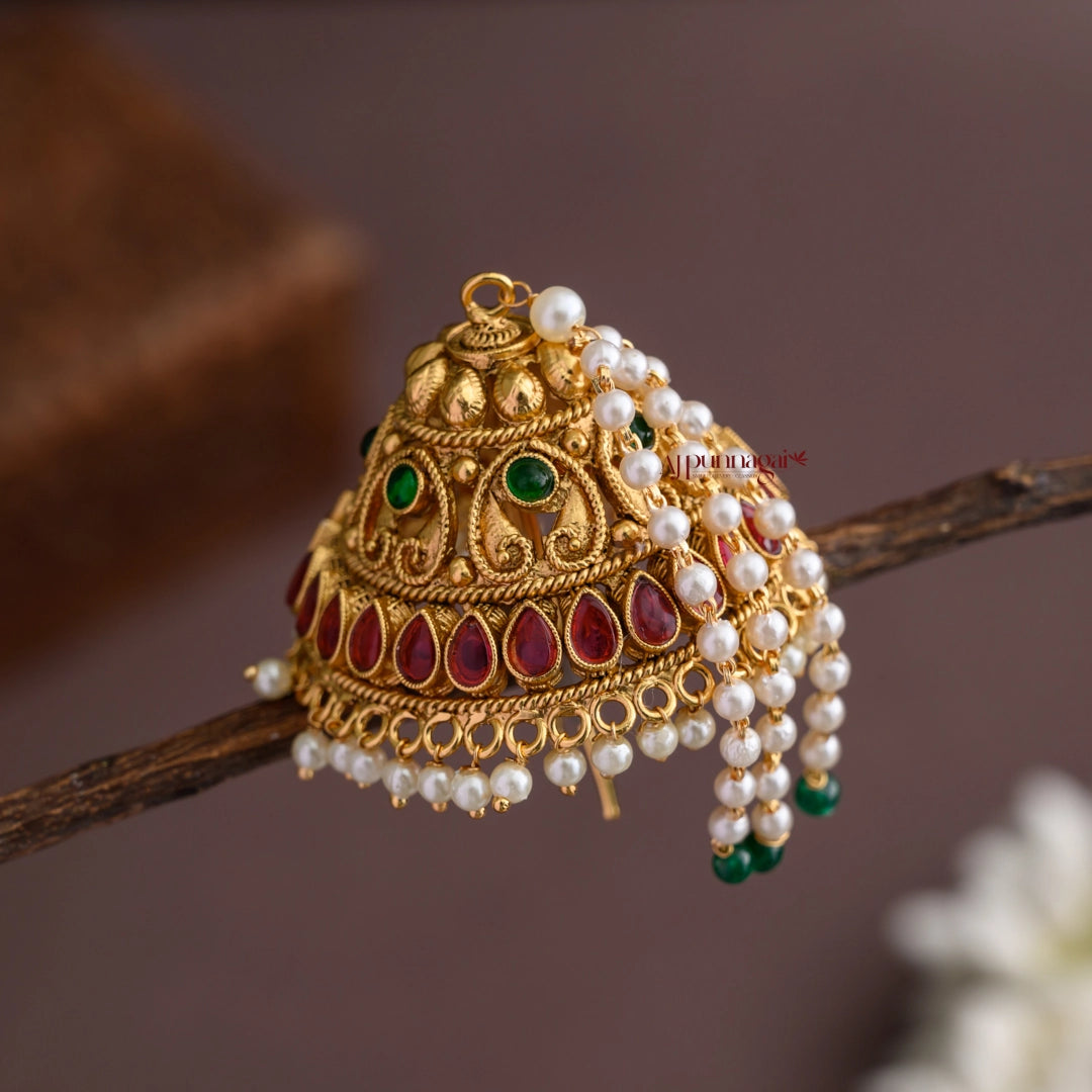 Traditional Style Kemp Andaal Kondai