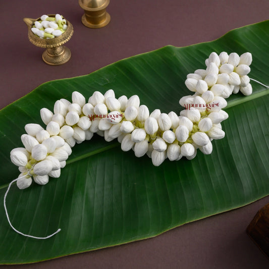 Realistic Look Jasmine Hand Strung String - Gundu Malli