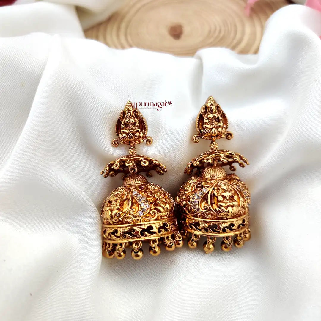 Unique touch to tradition Lakshmi Jhumka
