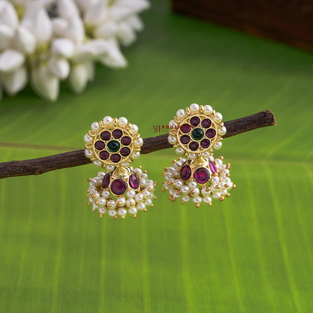 South Indian Style Kemp Jhumka