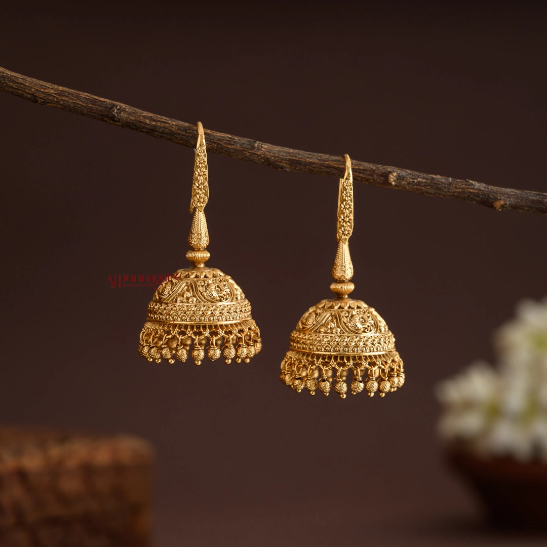 Fine Design Hook Type Jhumka