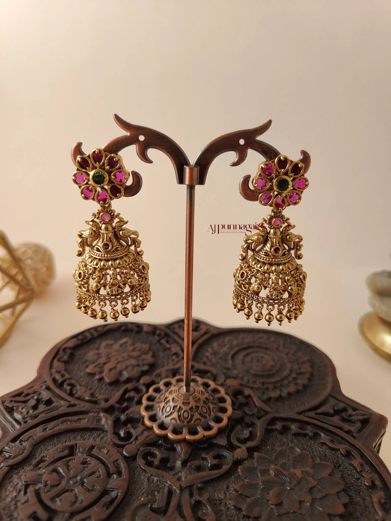 Nakshi Light Weight Lakshmi Jhumka