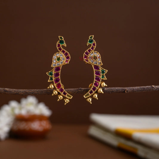 Peacock Cuff Kemp Earring