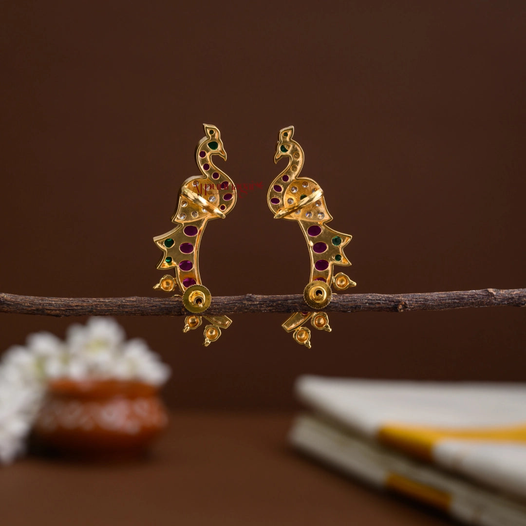 Peacock Cuff Kemp Earring