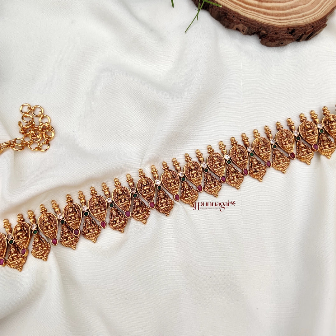 Elaborately carved and crafted Lakshmi Hip belt