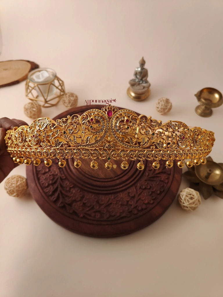 Peacock AD Bridal Hip Belt