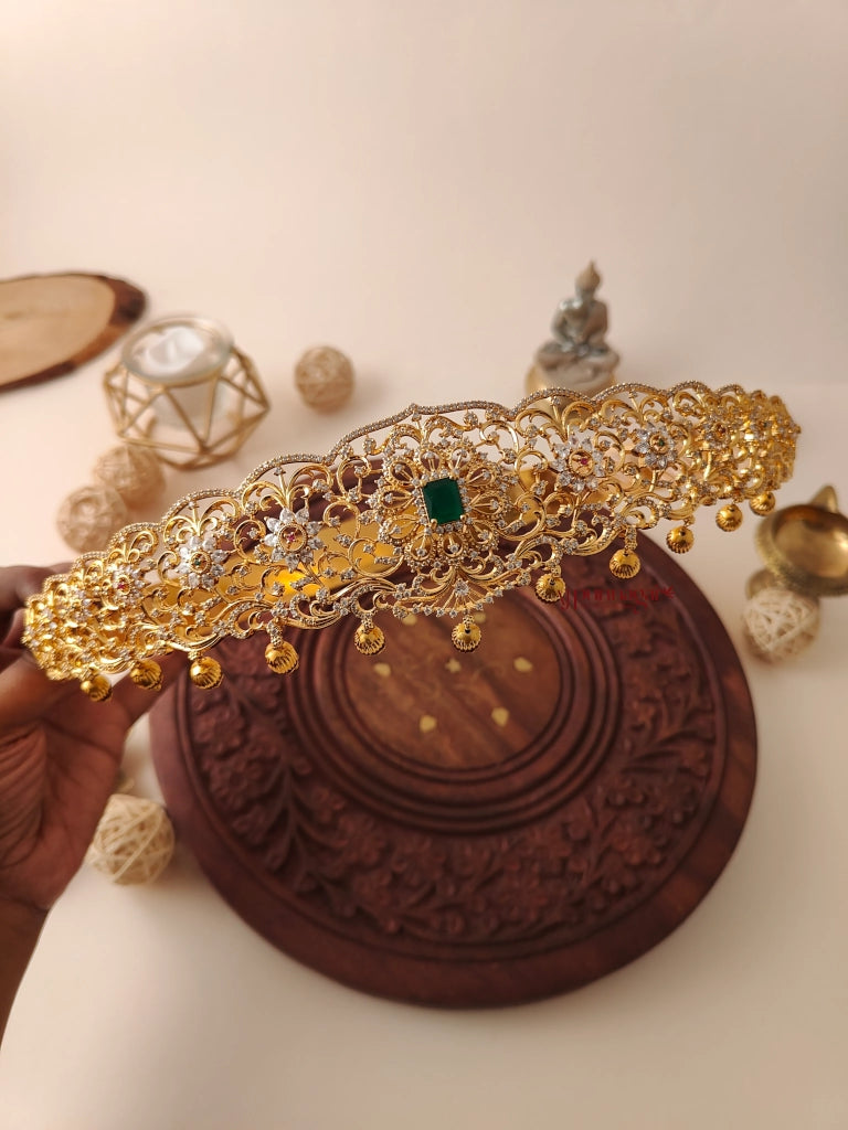 Floral AD Bridal Hip Belt