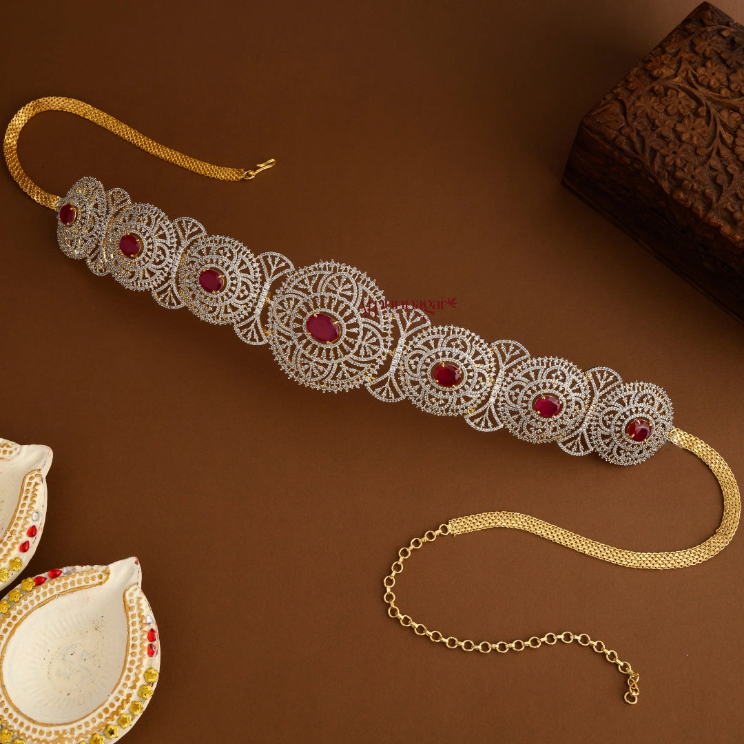 Dazzling Grand Bridal AD Hip Chain