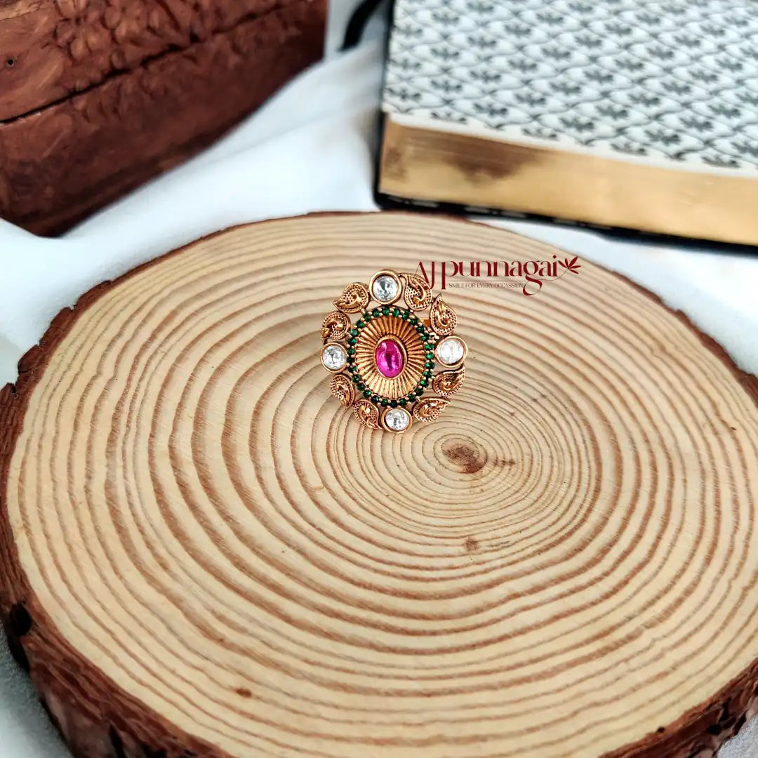 Dhiya Finger Ring - Multi