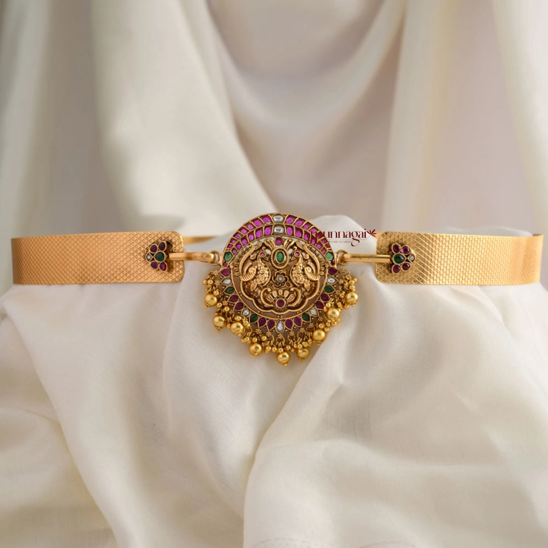 Peacock Gold Look Alike Bridal Hip Belt
