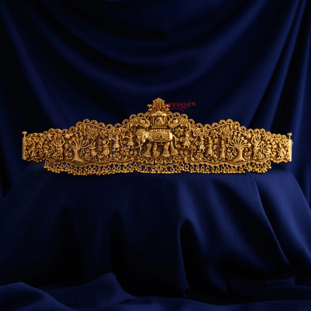 Royal Look Elephant Bridal Hip Belt