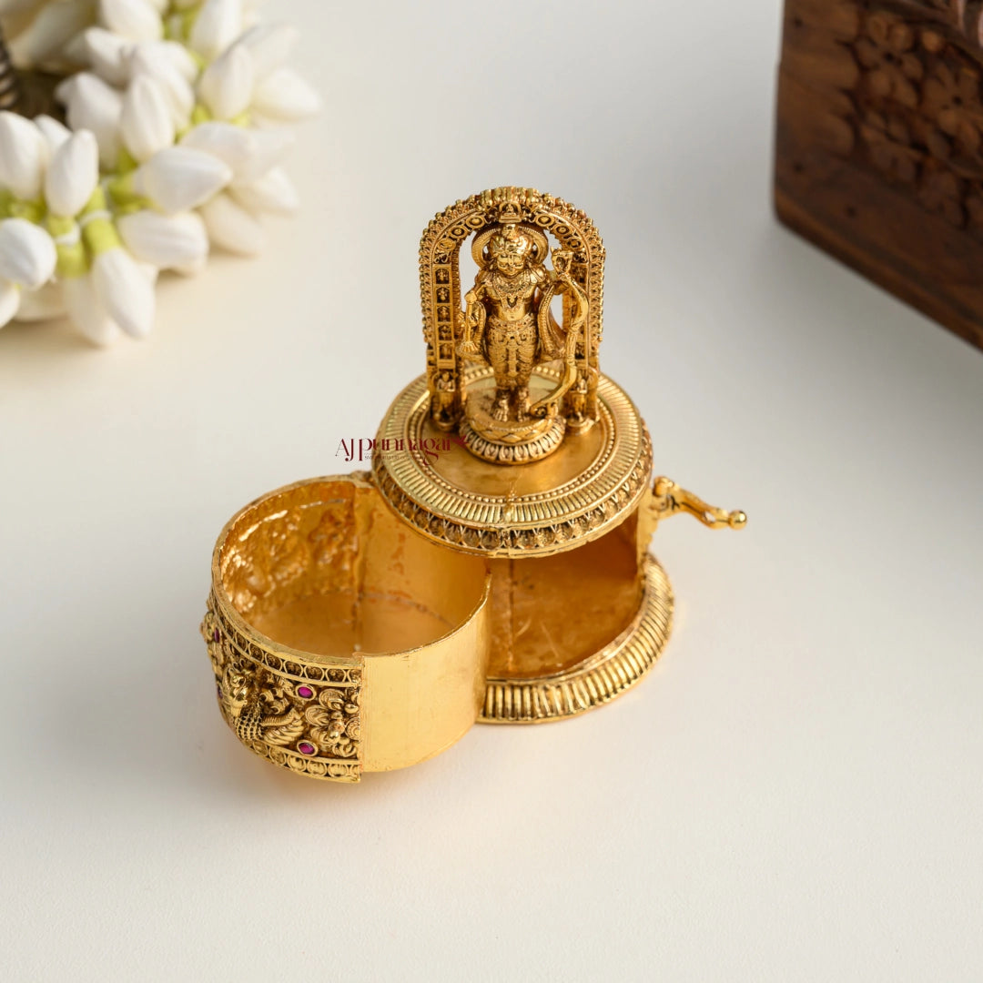 Gold Look Alike Ramar Kum Kum Box