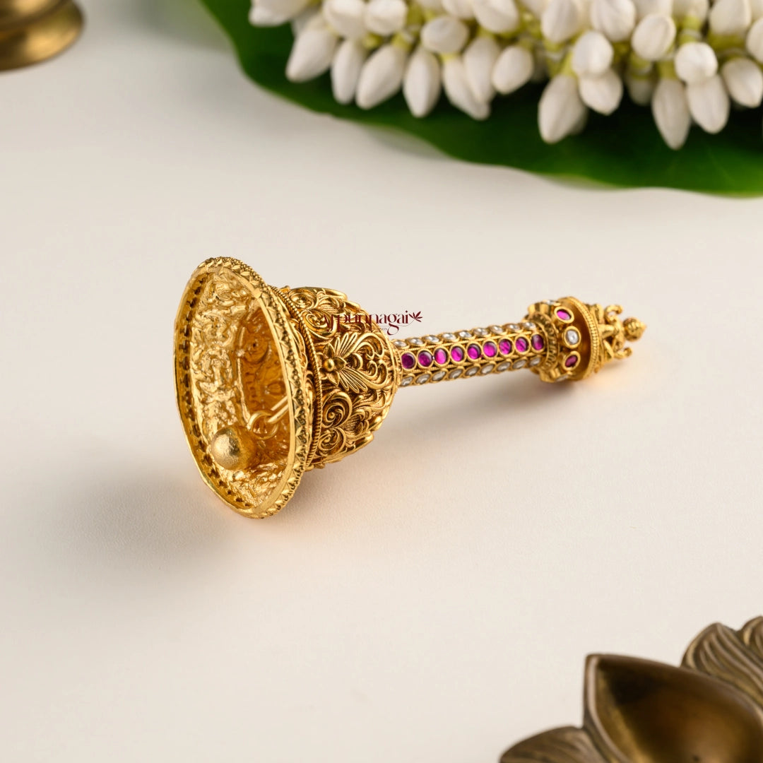 Kemp Pooja Bell With Goddess Lakshmi