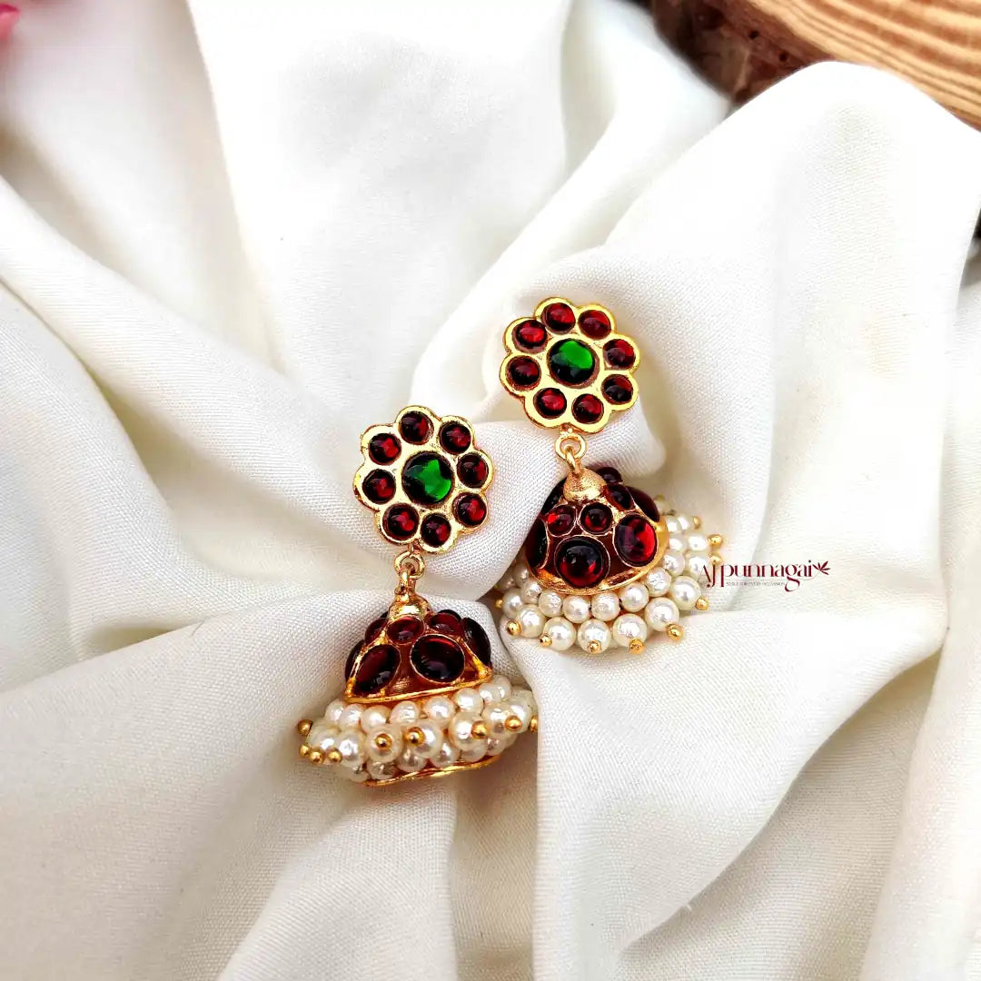 Traditional Bridal Kemp Jhumka