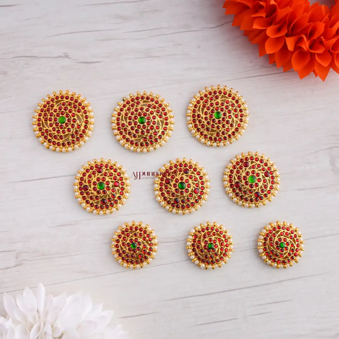 Traditional Kemp 9 Pieces Jadai Billai