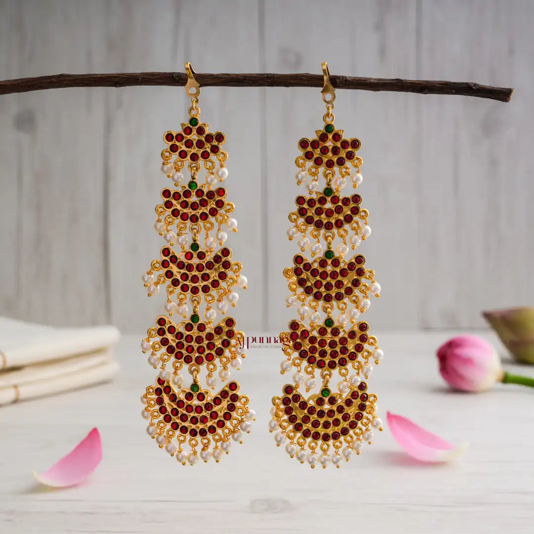 Kemp Peacock Earring With Mattal