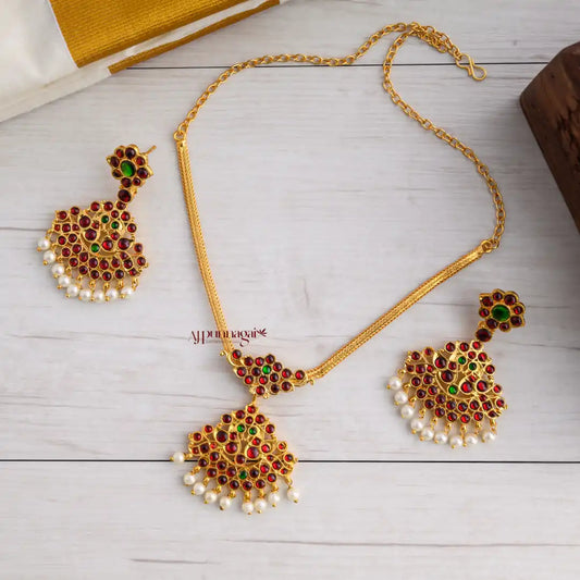 Kemp Dual Peacock Necklace