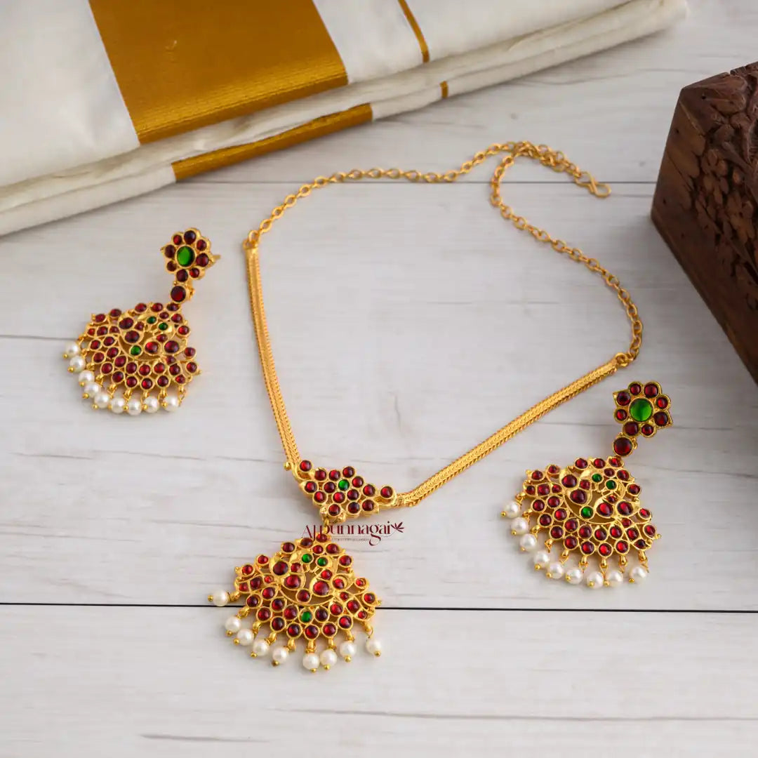 Kemp Dual Peacock Necklace