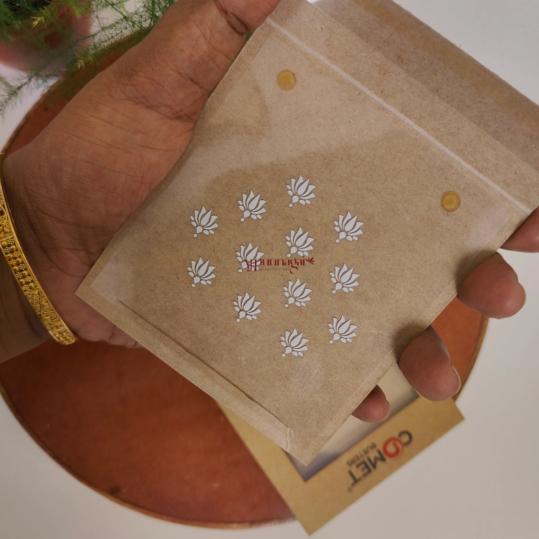 White Lotus Comet Bindi Sheet