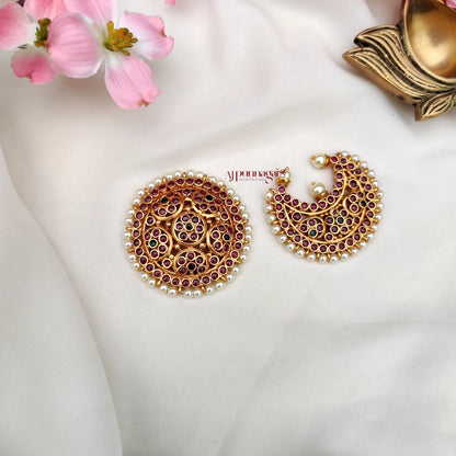 Classy traditional Sun and Moon Jadai Billai