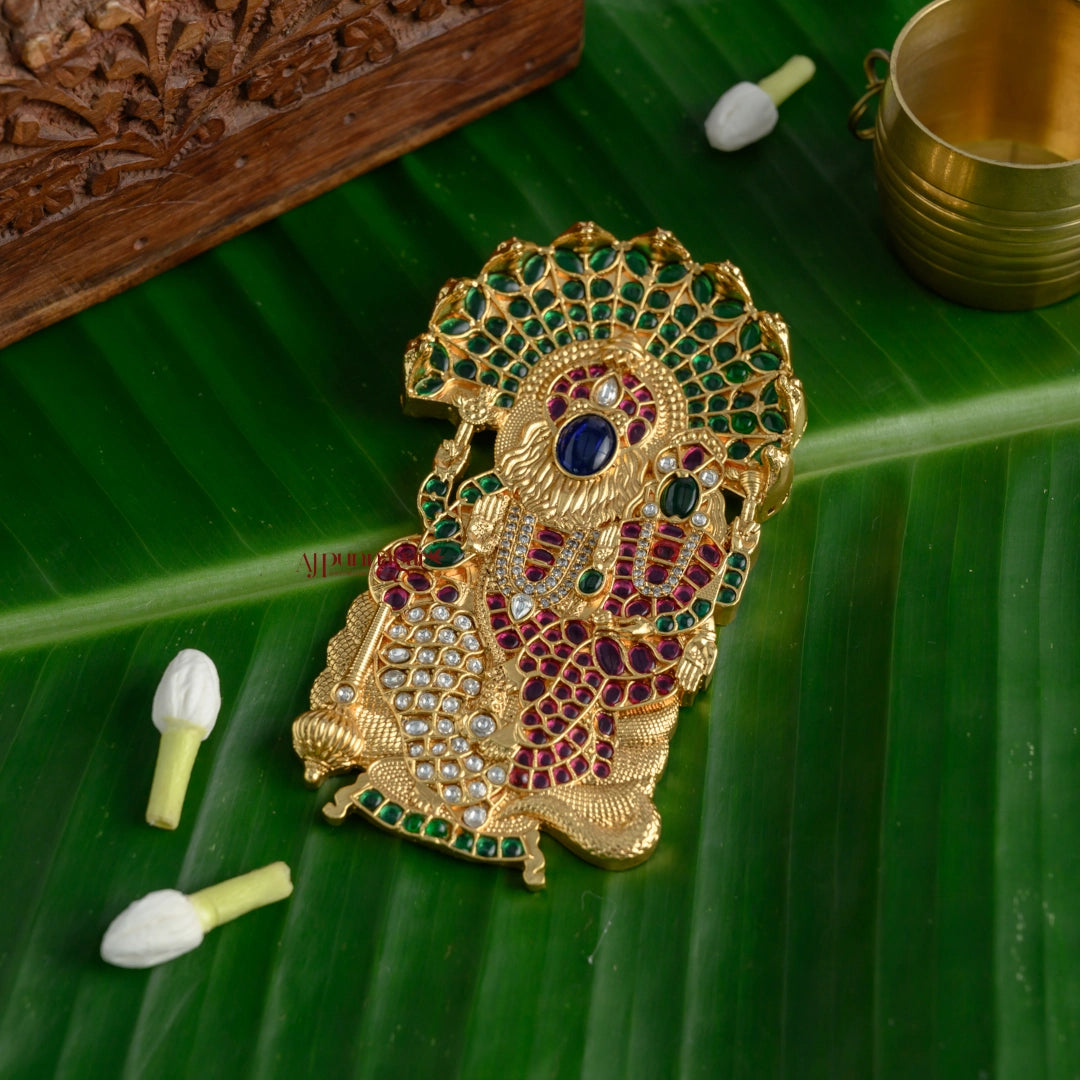 Lord Narasimha Kemp Pendant