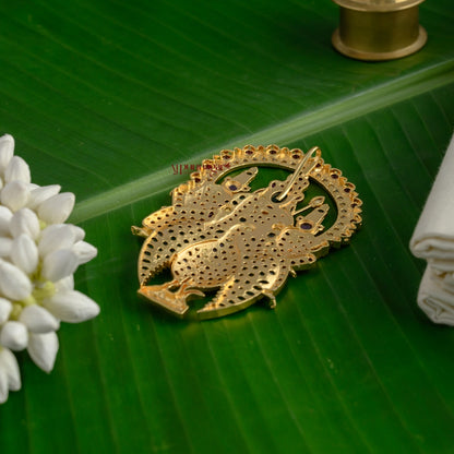 Lord Murugan Valli Deivanai Kemp Pendant 