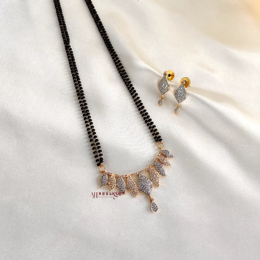 Munga Chain Mangalsutra Chains for Women | Traditional Black Beads Chains - AJ Punnagai
