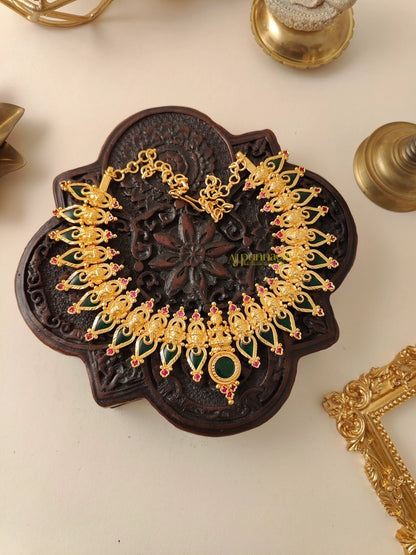 Ganesha Lakshmi Palakka Necklace