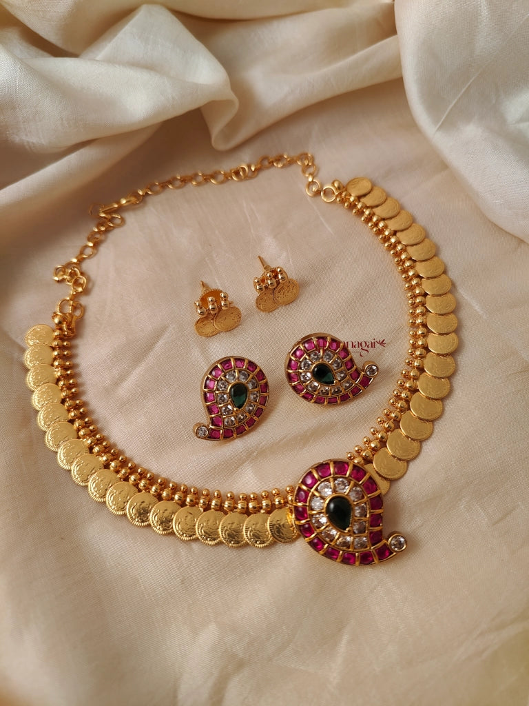 Mango 2 in 1 Lakshmi Coin Necklace