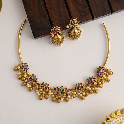 Lotus Hasli Necklace - Multi