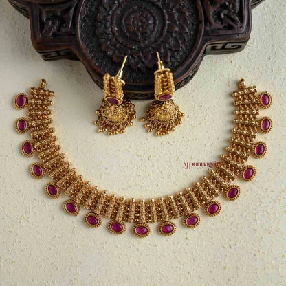 Stylish Kemp Necklace - Ruby