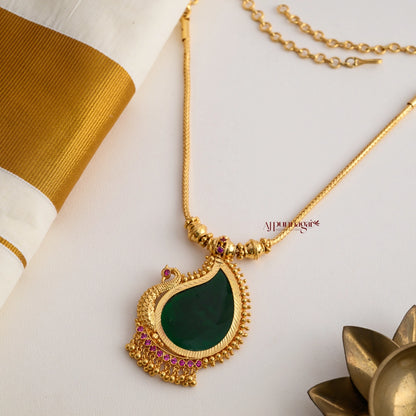 Peacock Palakka Necklace - Left