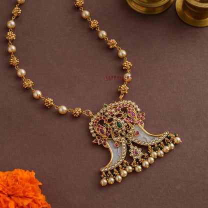 Traditional Puli Goru Inspired Pendant Chain