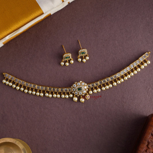 Cute AD Matt Necklace - Green