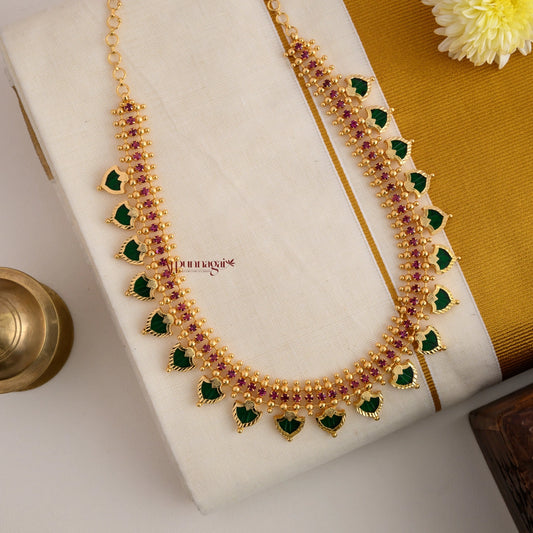 Unique Green Palakka Necklace