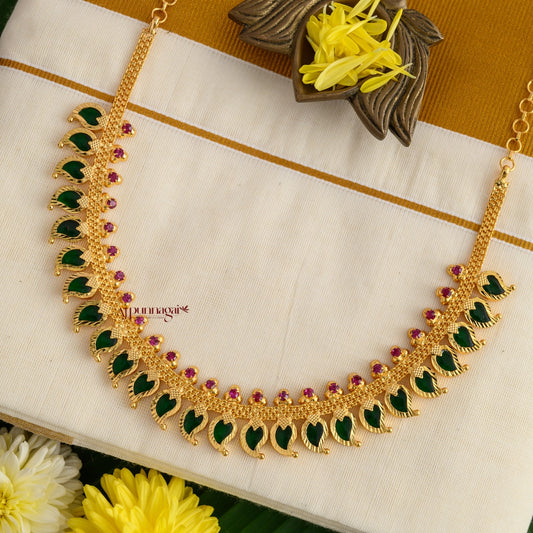 Kerala Traditional Mango Palakka Necklace