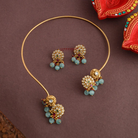 Stylish Floral Matt Hasli Necklace