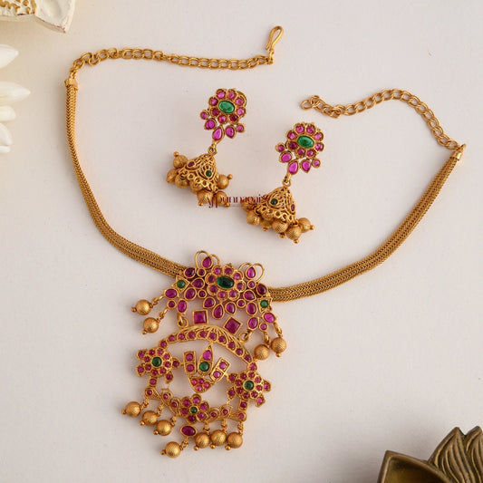 Matt Namam Sangu Chakram Necklace