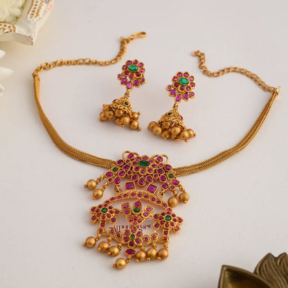 Matt Namam Sangu Chakram Necklace