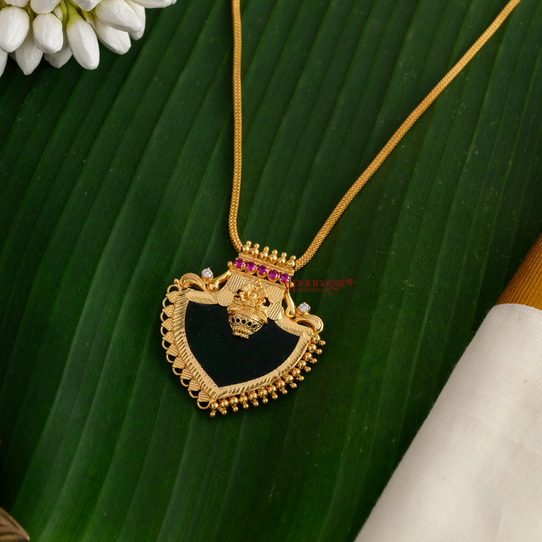 Green Palakka Pendant Chain