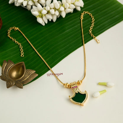 Green Kerala Palakka Necklace